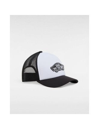 Boné Trucker Classic Patch Curved Bill para criança Vans Preto