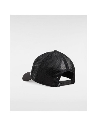 Boné Trucker Classic Patch Curved Bill para criança Vans Preto