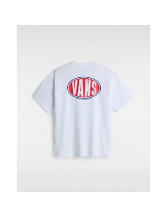 T-shirt Spray On Vans Branco