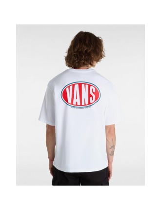 T-shirt Spray On Vans Branco