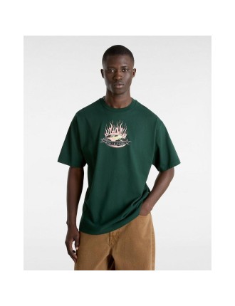 T-shirt Skate Global Dominance Vans Verde