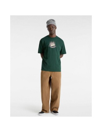 T-shirt Skate Global Dominance Vans Verde