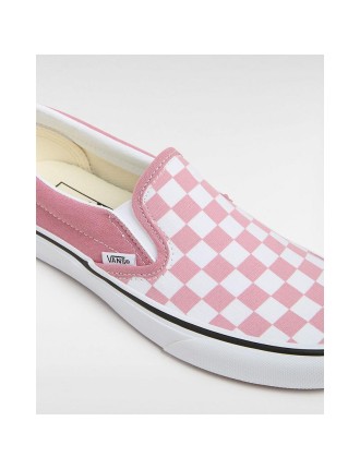 Ténis Classic Slip-On Checkerboard Vans Rosa