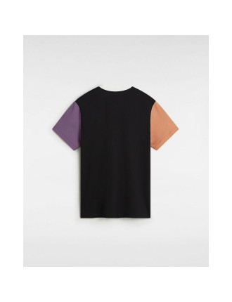 T-shirt Colorblock Boyfriend Fit Vans Preto