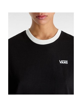 T-shirt Colorblock Boyfriend Fit Vans Preto