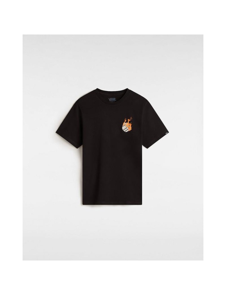 T-shirt No Dice para criança (8-14 anos) Vans Preto