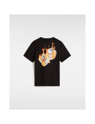 T-shirt No Dice para criança (8-14 anos) Vans Preto