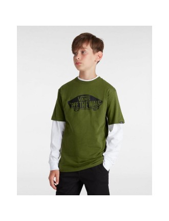 T-shirt Style 76 para criança (8-14 anos) Vans Verde