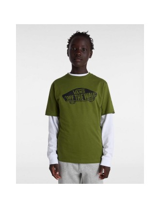 T-shirt Style 76 para criança (8-14 anos) Vans Verde