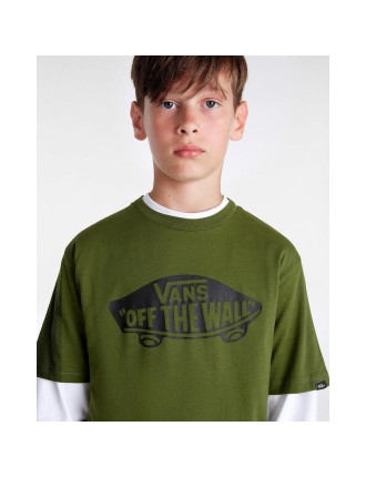 T-shirt Style 76 para criança (8-14 anos) Vans Verde