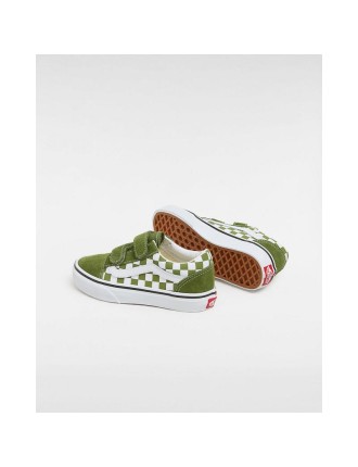 Ténis com banda aderente Old Skool para criança (4-8 anos) Vans Verde