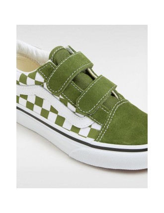 Ténis com banda aderente Old Skool para criança (4-8 anos) Vans Verde