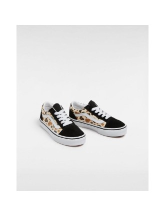 Ténis Old Skool Glitter para criança (4-8 anos) Vans Preto