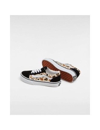 Ténis Old Skool Glitter para criança (4-8 anos) Vans Preto