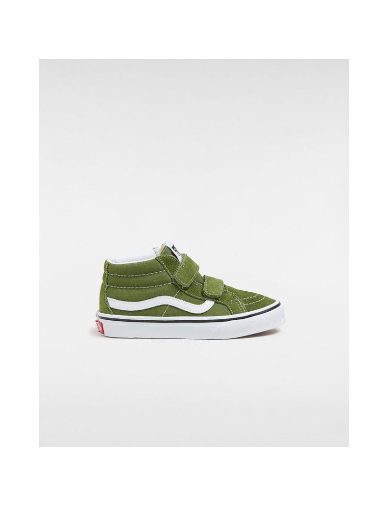 Ténis com banda aderente Sk8-Mid Reissue para criança (4-8 anos) Vans Verde