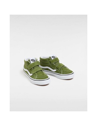 Ténis com banda aderente Sk8-Mid Reissue para criança (4-8 anos) Vans Verde