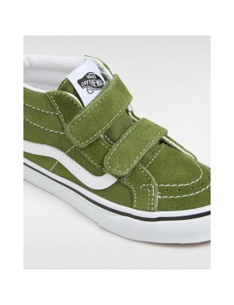 Ténis com banda aderente Sk8-Mid Reissue para criança (4-8 anos) Vans Verde