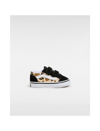 Ténis com banda aderente Old Skool Glitter para bebé (1-4 anos) Vans Preto