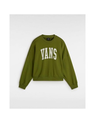 Camisola em tecido turco Stadium Loose Crew Vans Verde