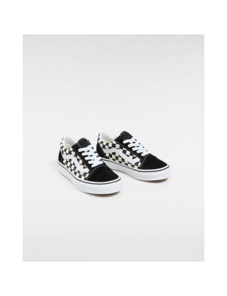 Ténis Primary Check Old Skool para criança (4-8 anos) Vans Preto