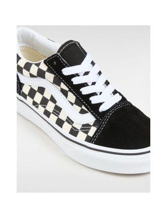 Ténis Primary Check Old Skool para criança (4-8 anos) Vans Preto