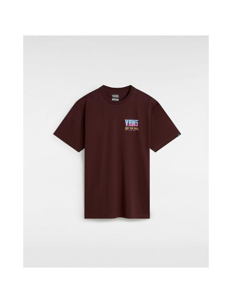 T-shirt Palm Cheers Classic Vans Castanho