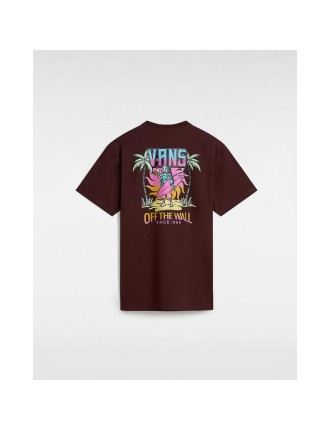 T-shirt Palm Cheers Classic Vans Castanho