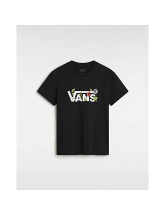 T-shirt Foliage Crew Vans Preto