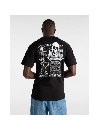 T-shirt Crazy Eddy Vans Preto