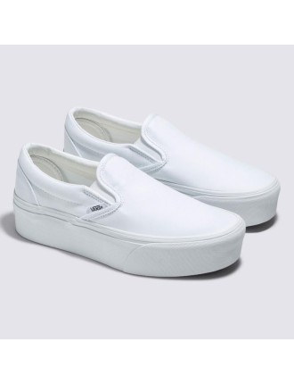 Ténis Classic Slip-On Stackform Vans Branco