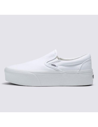 Ténis Classic Slip-On Stackform Vans Branco