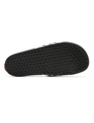 Sandálias Checkerboard Mens La Costa Slide-on Vans Preto