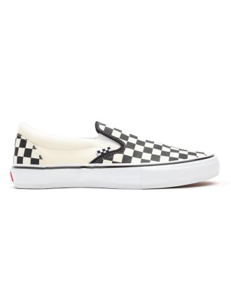 Ténis Skate Checkerboard Slip-On Vans Preto