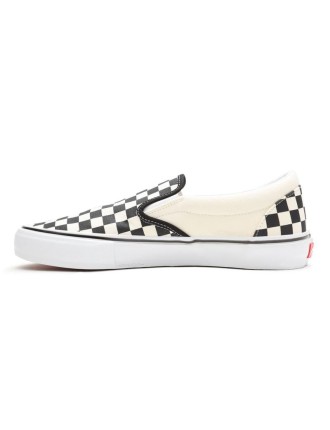 Ténis Skate Checkerboard Slip-On Vans Preto