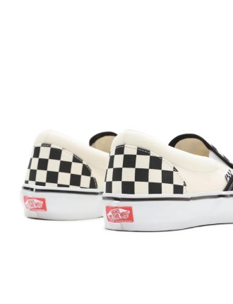 Ténis Skate Checkerboard Slip-On Vans Preto