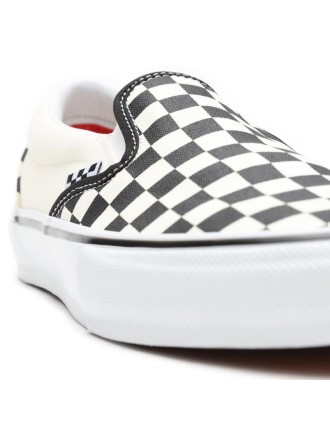 Ténis Skate Checkerboard Slip-On Vans Preto