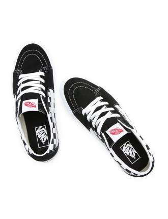 Ténis em lona/camurça SK8-Low Vans Preto