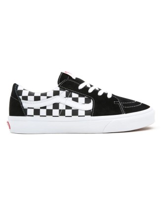 Ténis em lona/camurça SK8-Low Vans Preto