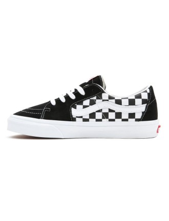 Ténis em lona/camurça SK8-Low Vans Preto