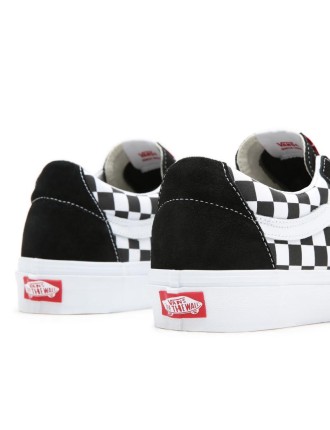 Ténis em lona/camurça SK8-Low Vans Preto