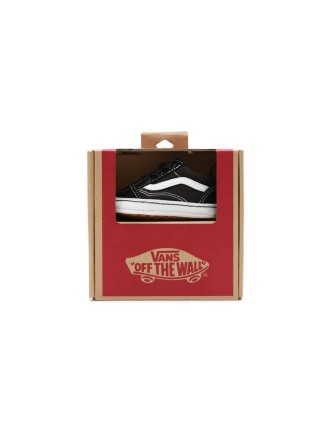 Infant Old Skool Crib Shoes (0-1 year) Vans Preto