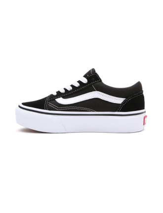 Ténis Old Skool Platform para criança (4-8 anos) Vans Preto