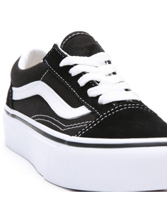 Ténis Old Skool Platform para criança (4-8 anos) Vans Preto