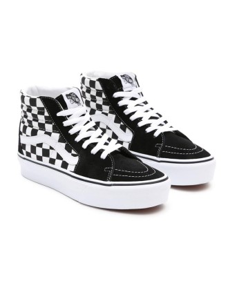 Ténis plataforma Sk8-Hi 2.0 Vans Preto