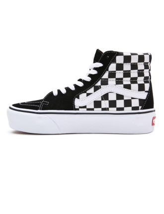 Ténis plataforma Sk8-Hi 2.0 Vans Preto