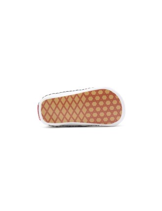 Ténis com banda aderente Checkerboard Slip-On para bebé (0-1 ano) Vans Preto