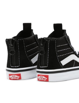 Ténis Sk8-Hi com fecho para bebé (1-4 anos) Vans Preto