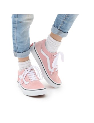 Ténis Old Skool para criança (4-8 anos) Vans Rosa