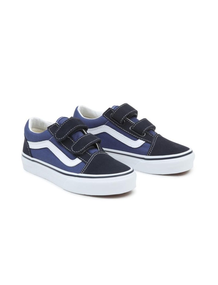 Ténis com velcro Old Skool para criança (4-8 anos) Vans Azul