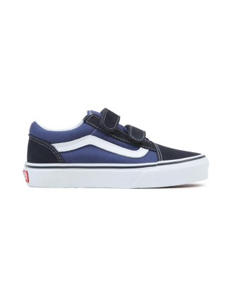 Ténis com velcro Old Skool para criança (4-8 anos) Vans Azul